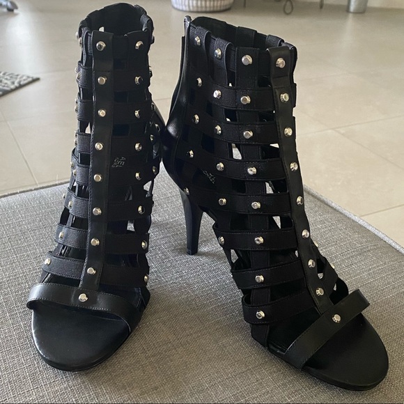 michael kors sherry studded caged sandal